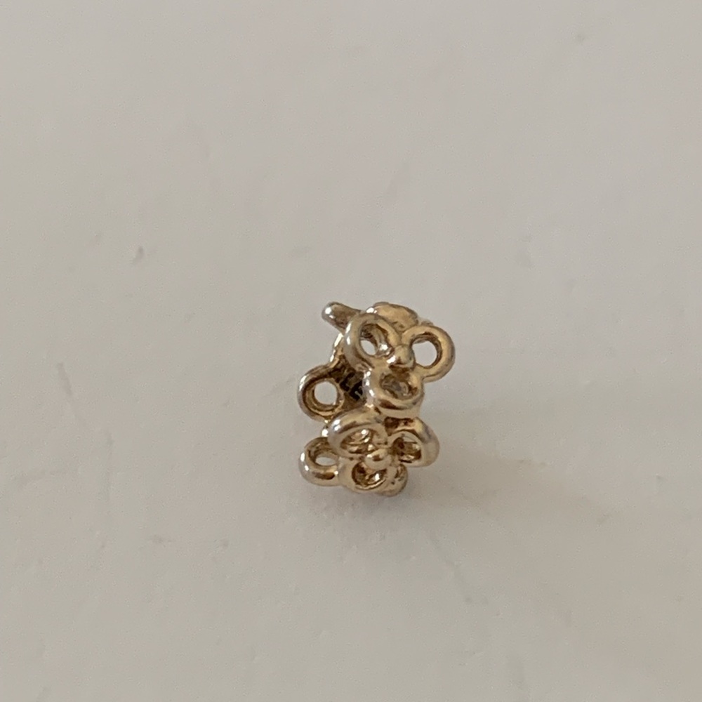 Pandora Gold Trinity Spacer Charm